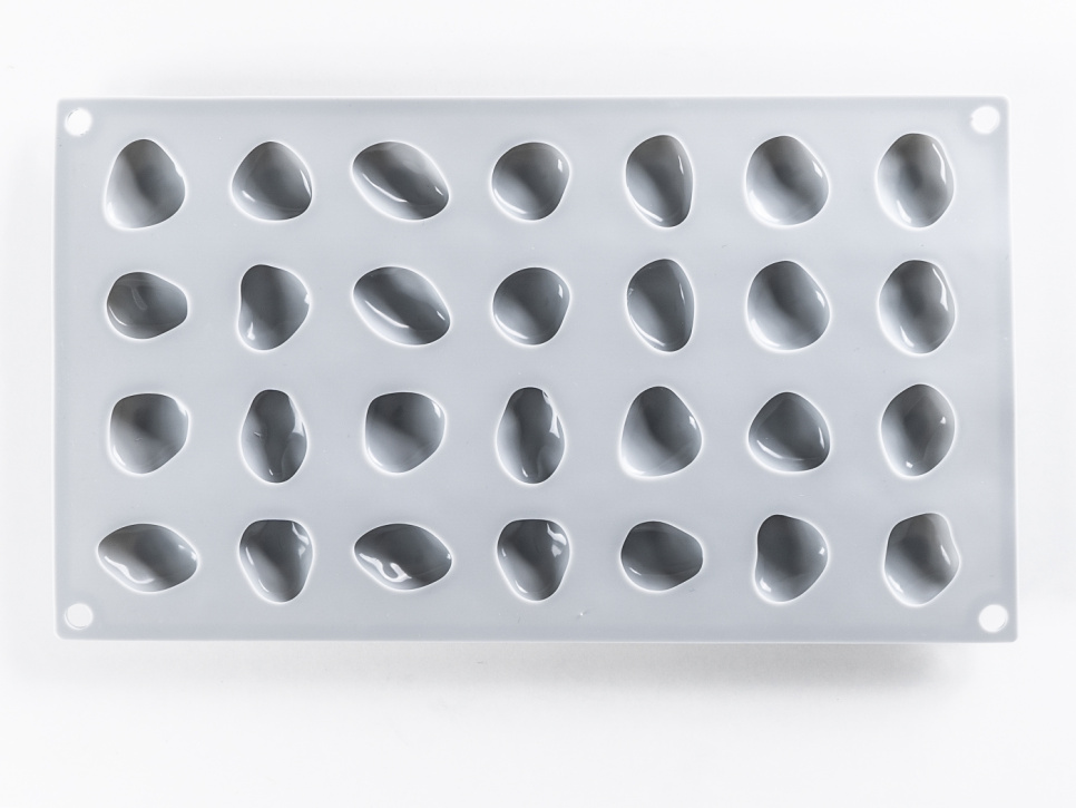 Silikoneform til dekoration, sten - 100% Chef