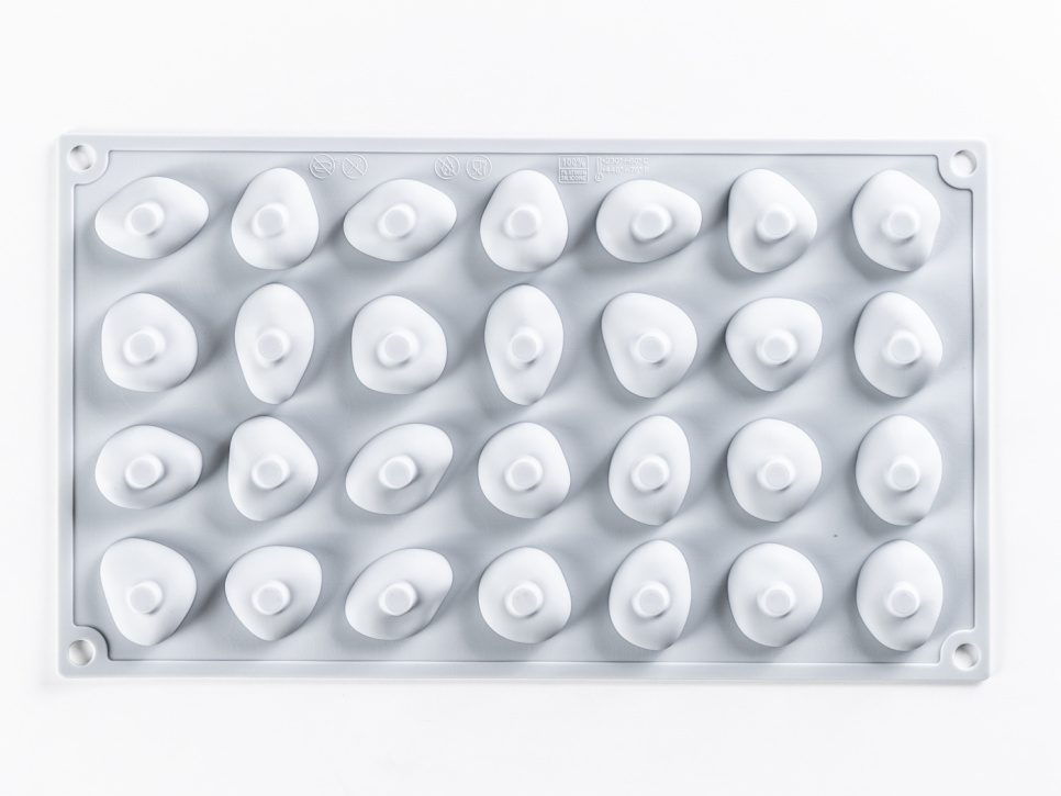 Silikoneform til dekoration, sten - 100% Chef