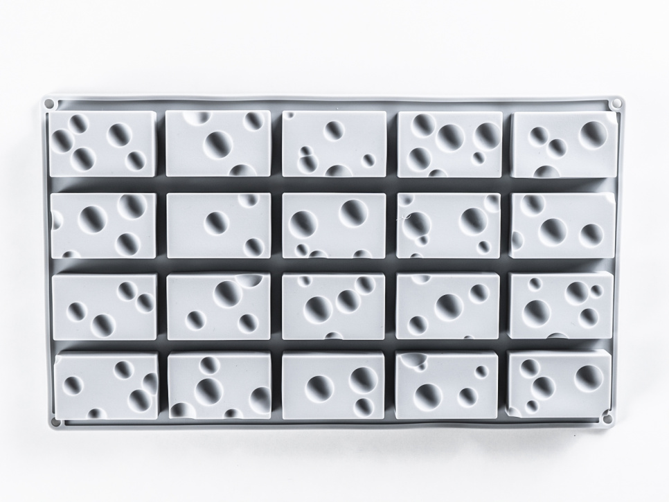 Silikoneform til dekoration, Emmental - 100% Chef