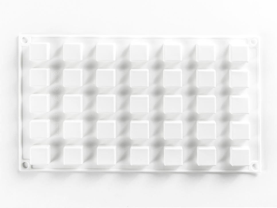 Silikoneform til dekoration, Cube - 100% Chef