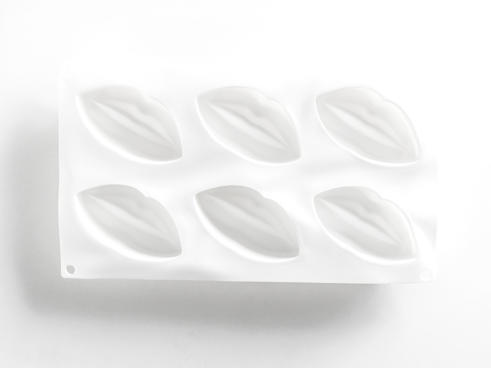 Silikoneform til dekoration, læber - 100% Chef