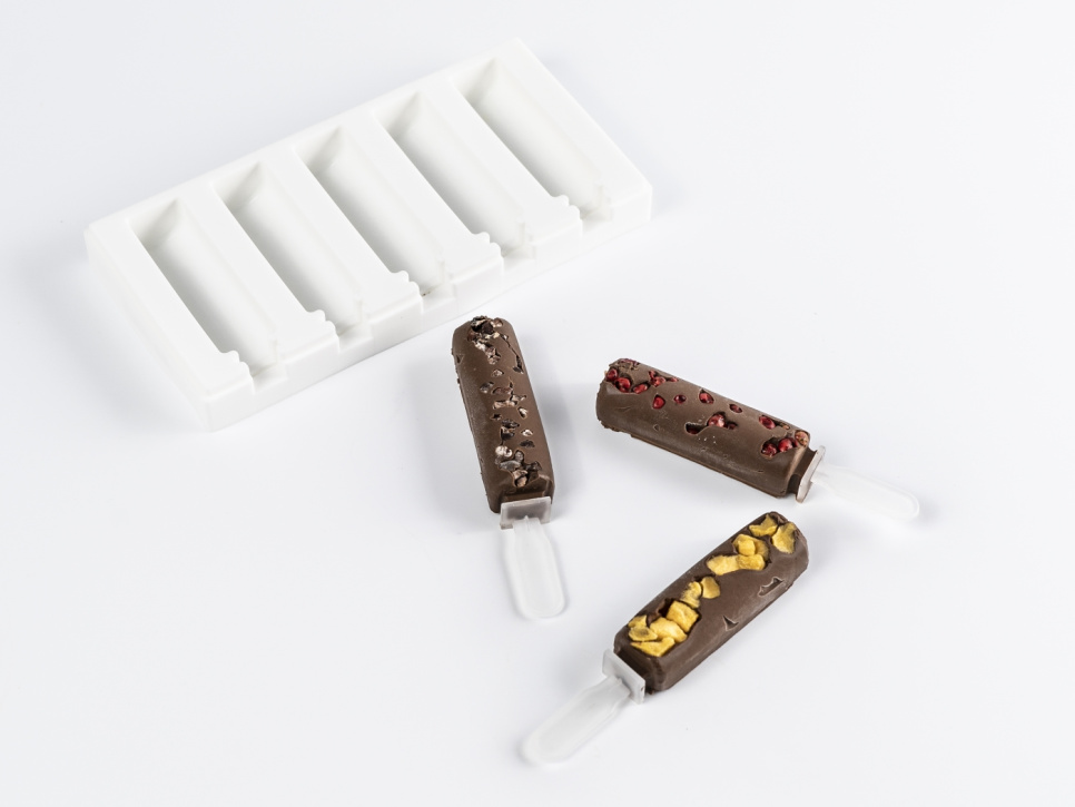 Silikoneform til dekoration, Mini ispind model 2 - 100% Chef i gruppen Bagning / Bageforme / Silikone forme hos The Kitchen Lab (1532-31092)
