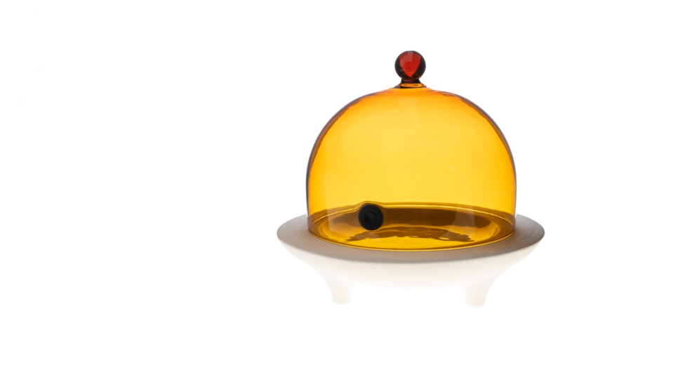 Glasklokke til røgpistol ø18 cm, Amber - 100% Chef Glasklokke til røgpistol ø18 cm, Amber - 100% Chef