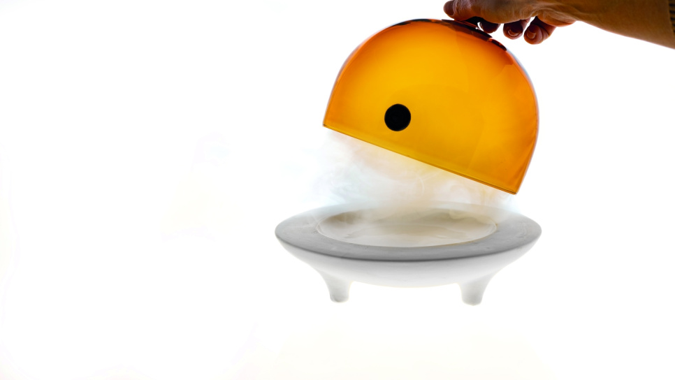 Glasklokke til røgpistol ø18 cm, Amber - 100% Chef Glasklokke til røgpistol ø18 cm, Amber - 100% Chef