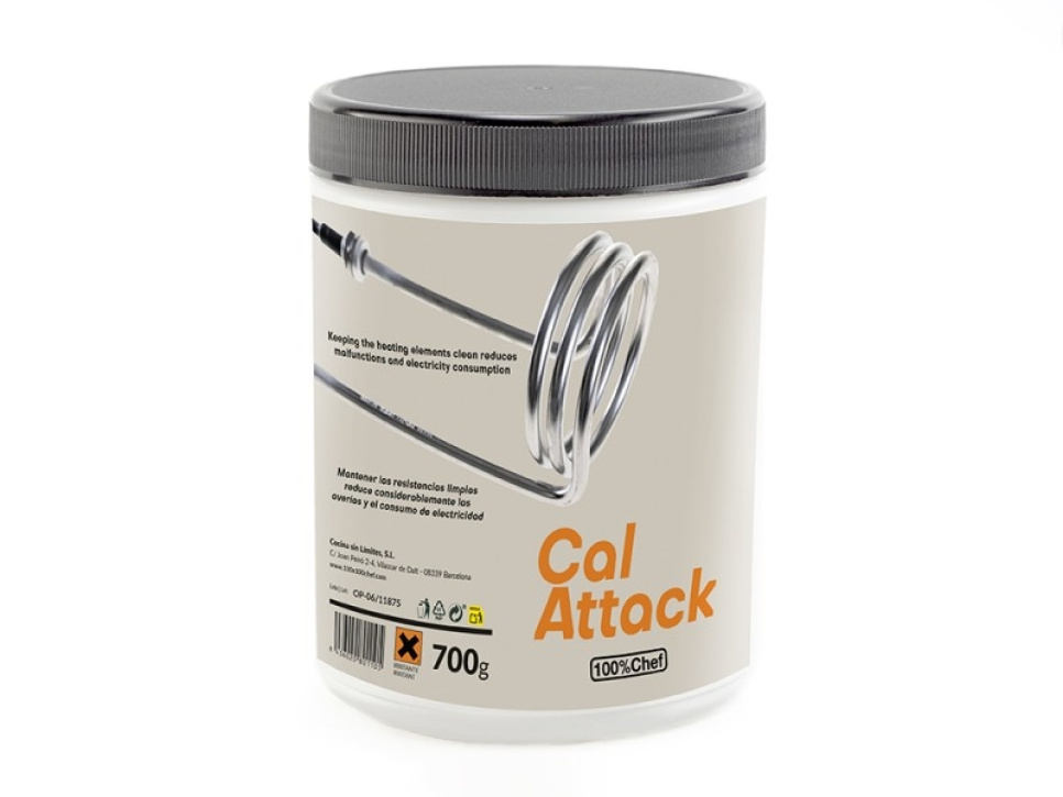 Rengøringsmiddel til sous vide-cirkulator, Cal Attack, 700 g - 100% Chef i gruppen Madlavning / Sous vide / Sous-vide tilbehør hos The Kitchen Lab (1532-31102)