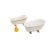 Cocktailglas, porcelænsbadekar - 100% Chef
