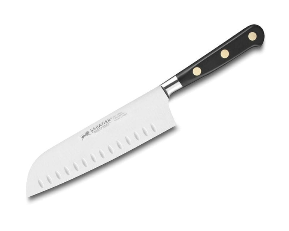 Ideel Olivenmalet Santoku kniv 18 cm - Sabatier Lion i gruppen Madlavning / Køkkenknive / Santoku knive hos The Kitchen Lab (1544-14569)