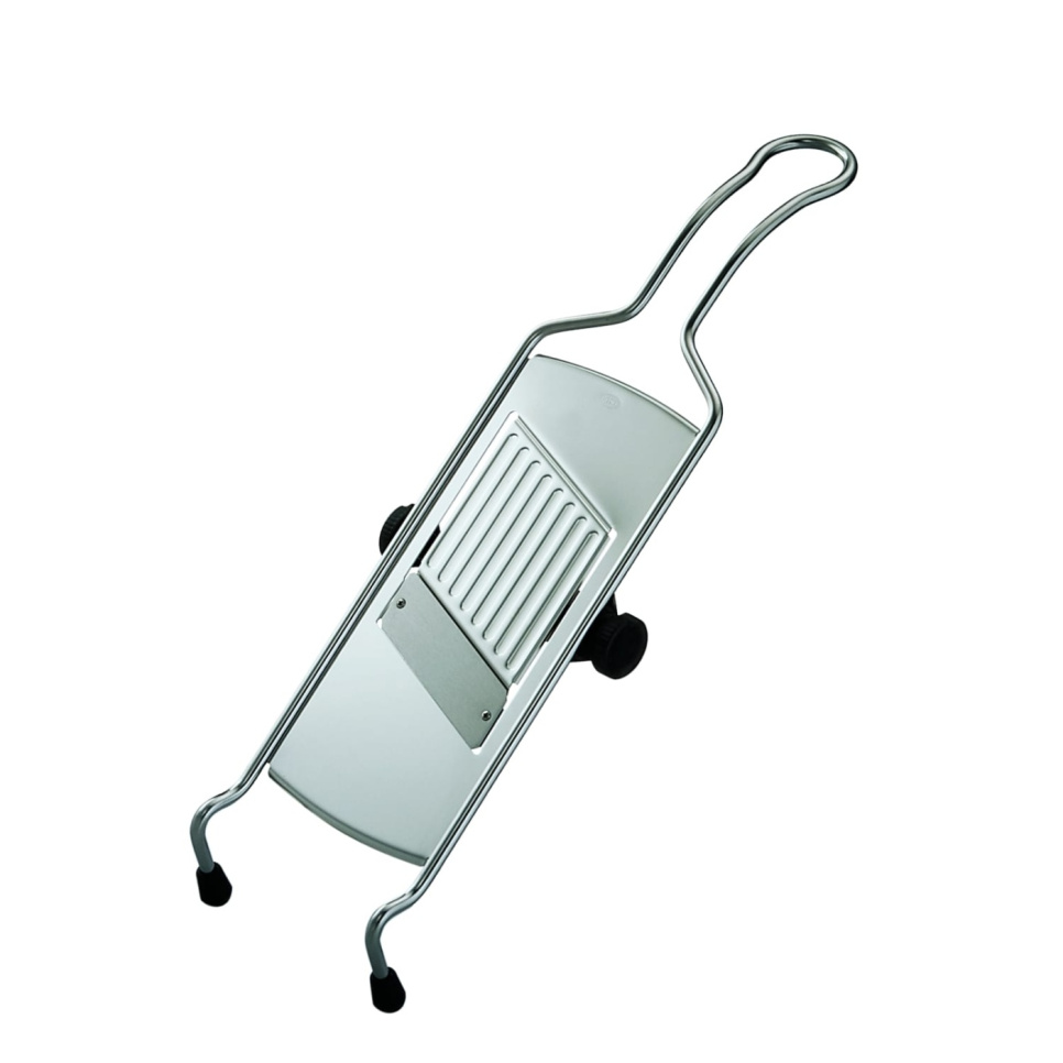 Mandolin i rustfrit stål - Rösle i gruppen Madlavning / Høvle, Snitter & Rivejern / Mandolin jern hos The Kitchen Lab (1544-20746)