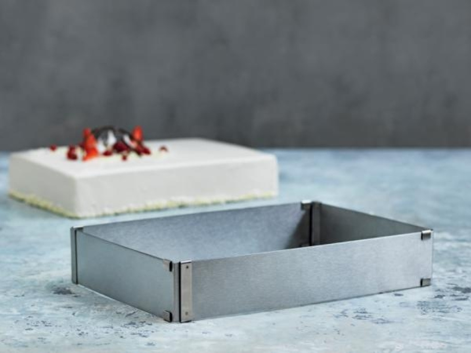 Justerbart bagefad, rektangulært - Blomsterberg