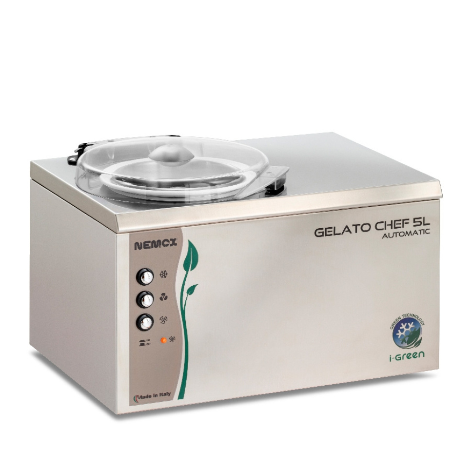 Ismaskine Gelato Chef 5L Auto I-Green - Nemox i gruppen Køkkenmaskiner / Køler & fryser / Køle maskiner hos The Kitchen Lab (1544-28267)