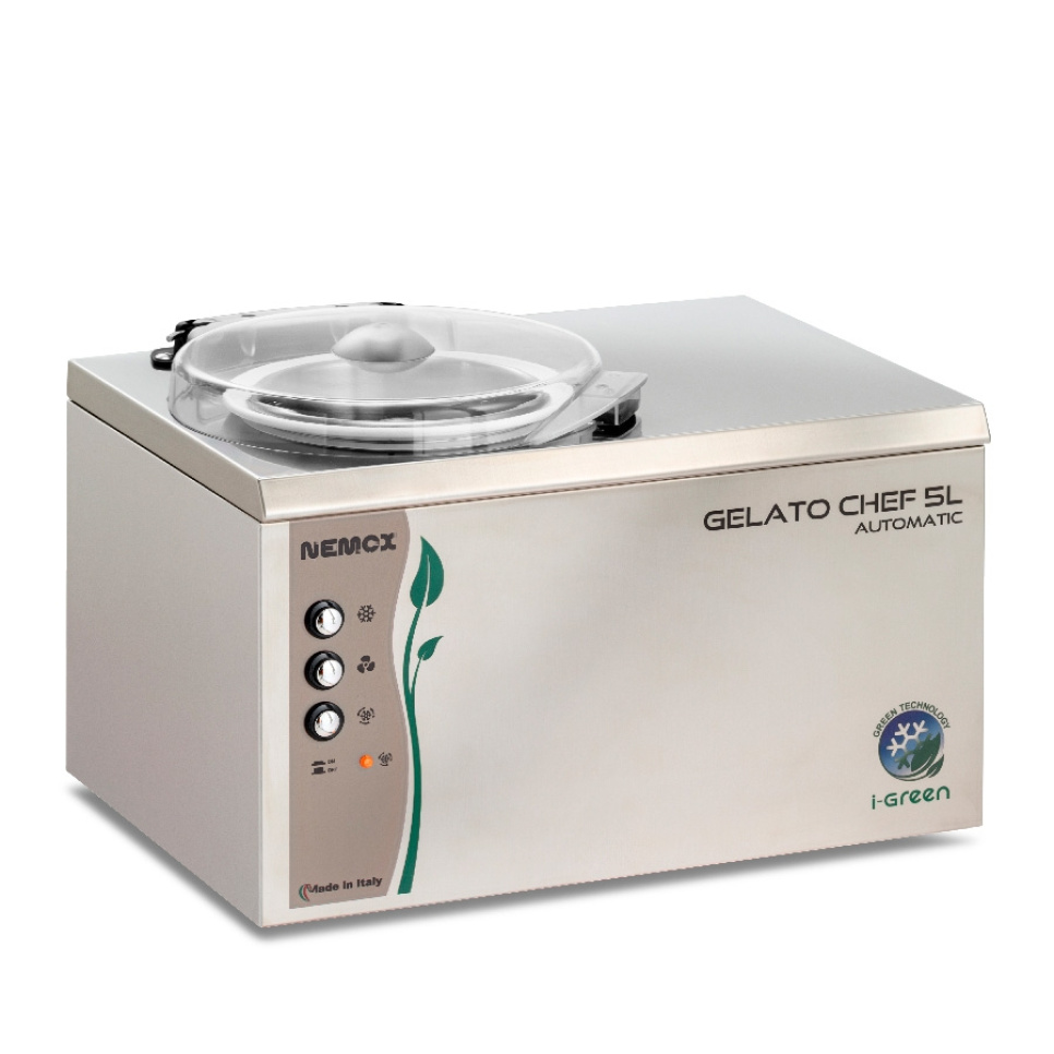 Ismaskine Gelato Chef 5L Auto I-Green - Nemox i gruppen Køkkenmaskiner / Køler & fryser / Køle maskiner hos The Kitchen Lab (1544-28267)