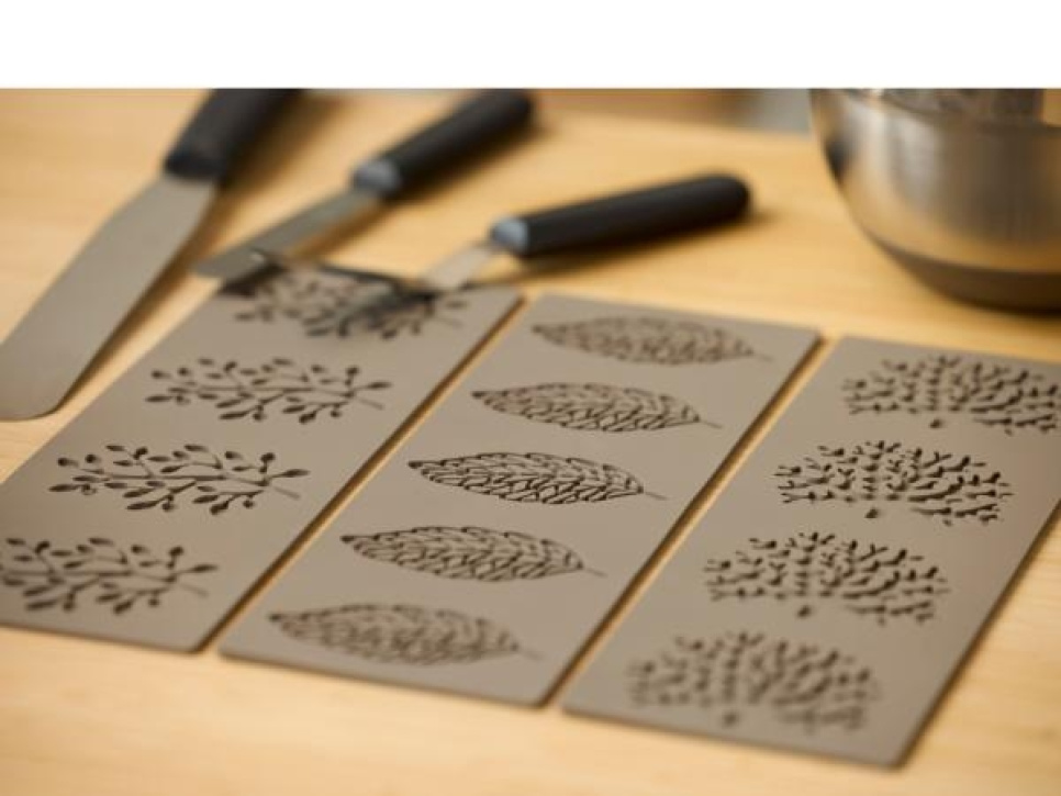 Silikoneform til tuile, Træ - Blomsterberg