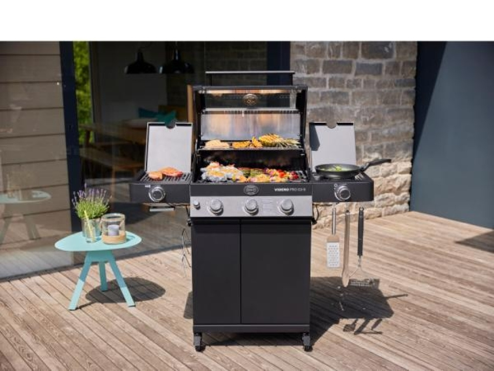 Videro PRO G3-S Vario+ gasgrill, 1700 W - Rösle Videro PRO G3-S Vario+ gasgrill, 1700 W - Rösle