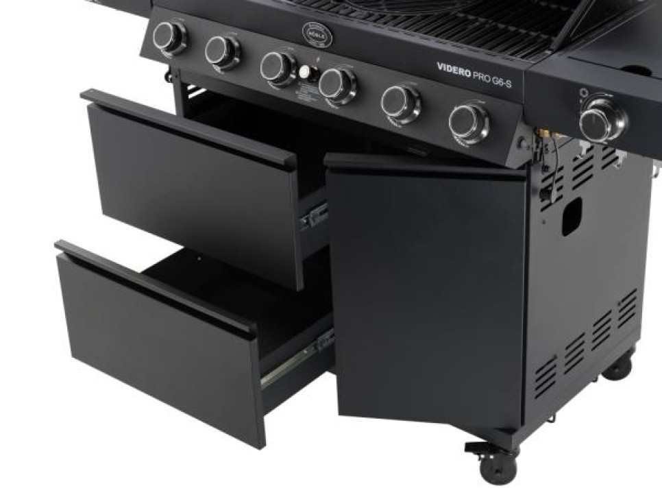 Videro PRO G6-S Vario+ gasgrill, 27500 W - Rösle Videro PRO G6-S Vario+ gasgrill, 27500 W - Rösle