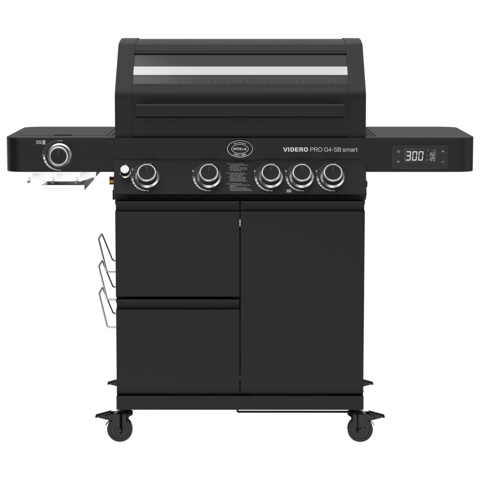 Videro PRO G4-SB Smart Vario+ gasgrill, 20700 W - Rösle Videro PRO G4-SB Smart Vario+ gasgrill, 20700 W - Rösle