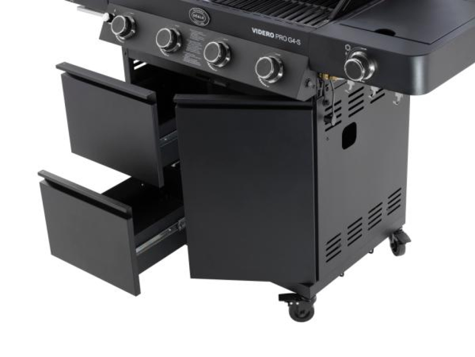 Videro Pro G4-S Vario+ gasgrill, 20500 W - Rösle