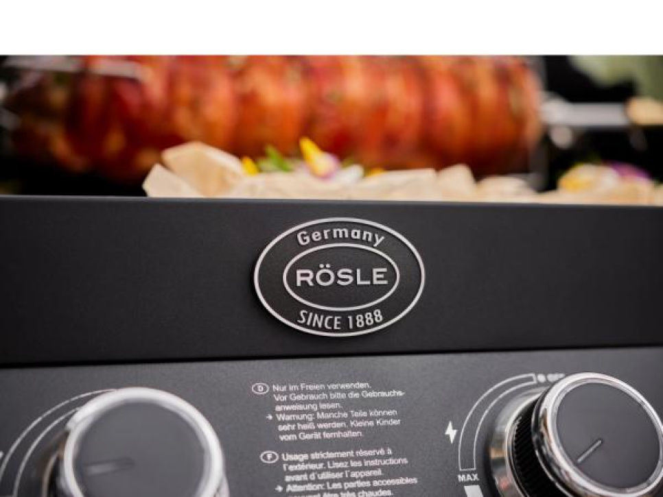 Videro Pro G4-S Vario+ gasgrill, 20500 W - Rösle