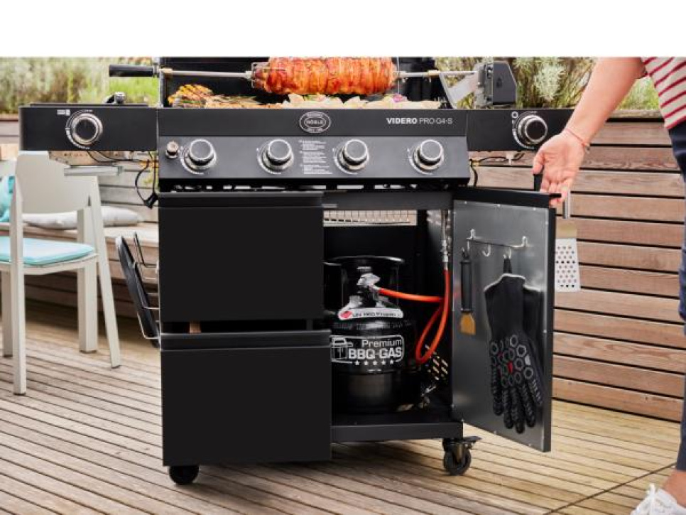 Videro Pro G4-S Vario+ gasgrill, 20500 W - Rösle