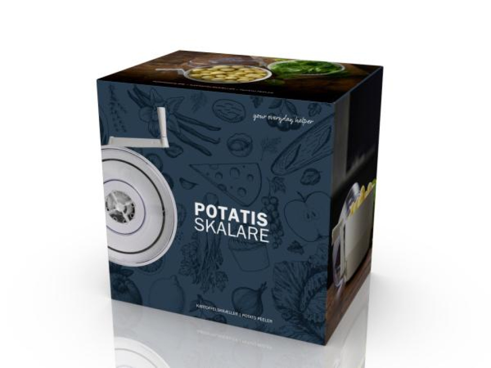 Manuel kartoffelskræller – Funktion