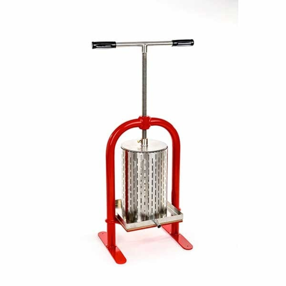 Manuel frugtpresse, rustfrit stål, 20 L - Apple press i gruppen Køkkenmaskiner / Juicepresse & Juicemaskiner / Frugtpresser hos The Kitchen Lab (1557-24568)