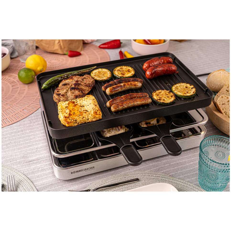 Raclettegrill, 37 x 23cm - Rommelsbacher Raclettegrill, 37 x 23cm - Rommelsbacher