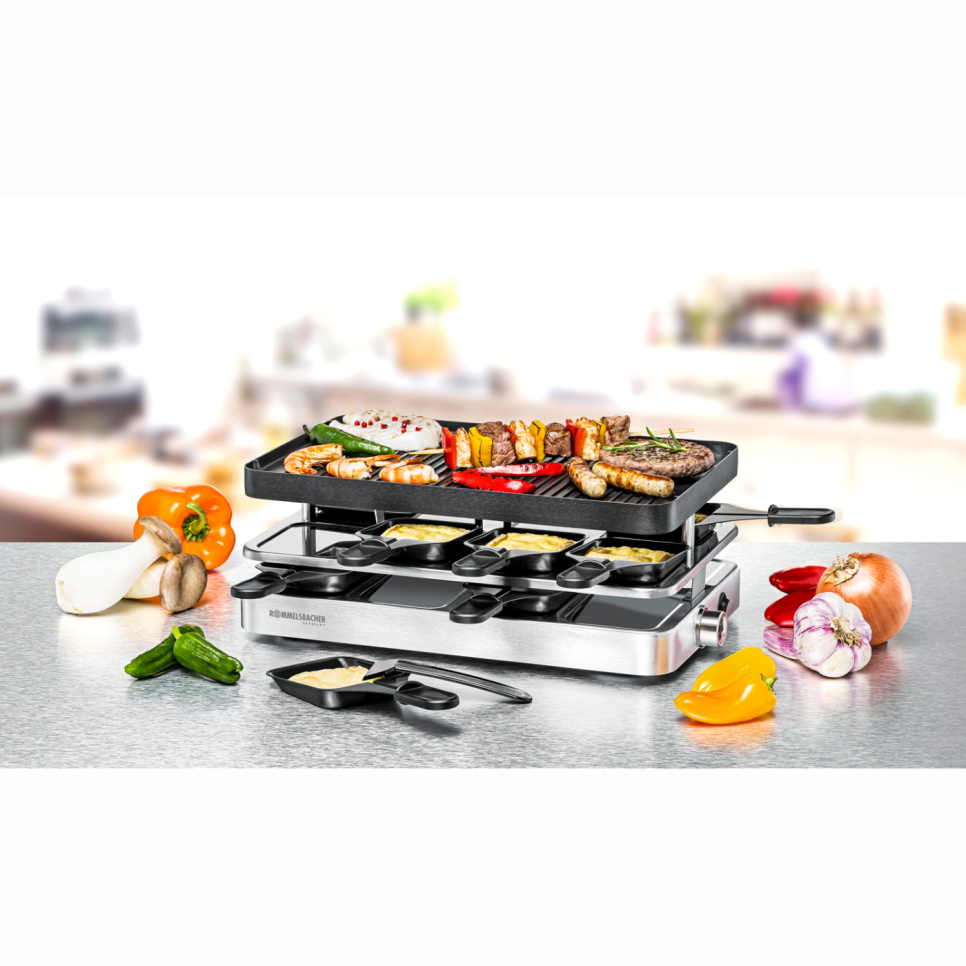 Raclettegrill, 37 x 23cm - Rommelsbacher Raclettegrill, 37 x 23cm - Rommelsbacher