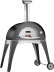Pizzaovn, brændefyret, Ciao - Alfa Forni - Grå, Ovn og base