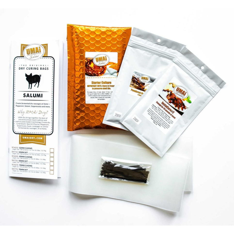 Dry Sausage-kit, Pølseforingsrør til Charcuteri, 70 mm - Umai i gruppen Madlavning / Køkkenredskaber / Øvrige køkkenredskaber hos The Kitchen Lab (1591-23252)