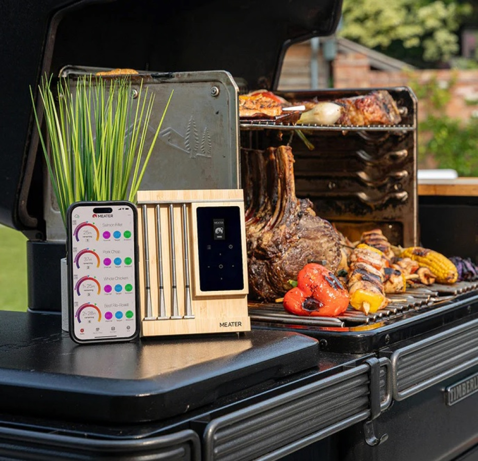Trådløst grilltermometer med 4 sensorer, Meater Pro XL
