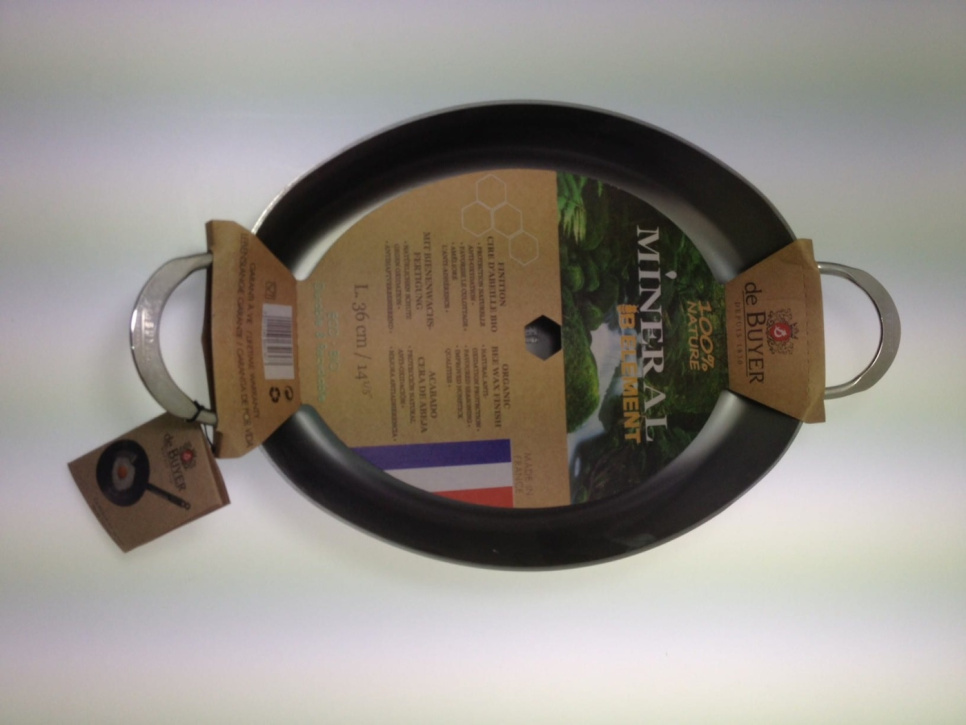 Oval ovnpande, køber, 36x26 cm