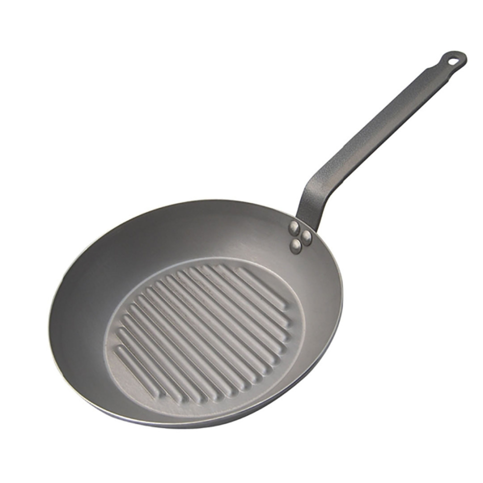 Grill Pan in Carbon Steel, Carbone Plus - de Buyer i gruppen Madlavning / Stegepande / Grillpander hos The Kitchen Lab (1602-27353)