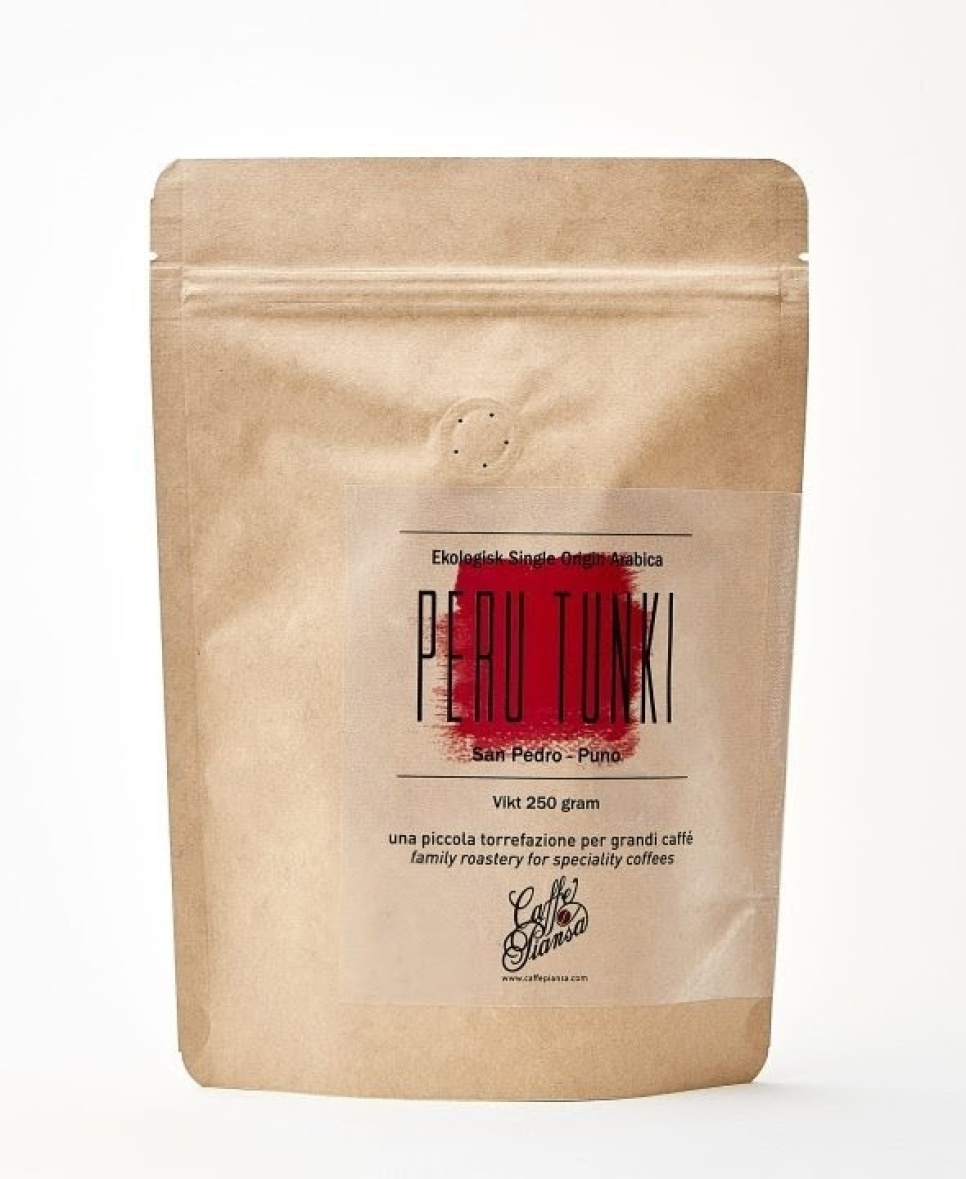 Peru Tunki S. Pedro, 250 gr - Piansa i gruppen Te & Kaffe / Kaffebønner / Espresso hos The Kitchen Lab (1636-18278)