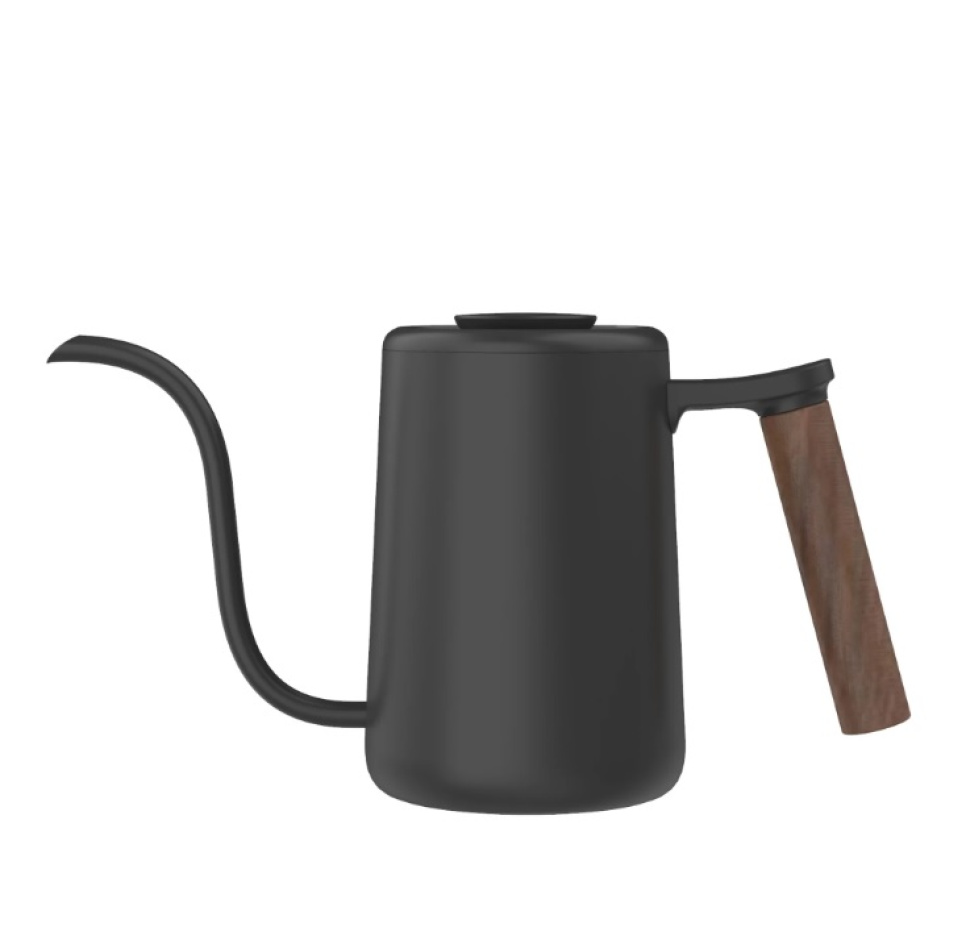 Pour over-kande, Fish Youth, træhåndtag – Timemore - Timemore i gruppen Te & Kaffe / Kaffe brygning / Pour over / Pour over Serveringskander hos The Kitchen Lab (1638-22111)