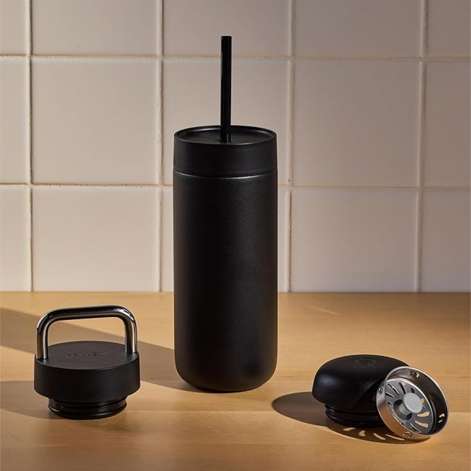 Termokande, Carter 3 i 1 Sip System, Matt Black 16oz - Fellow Termokande, Carter 3 i 1 Sip System, Matt Black 16oz - Fellow