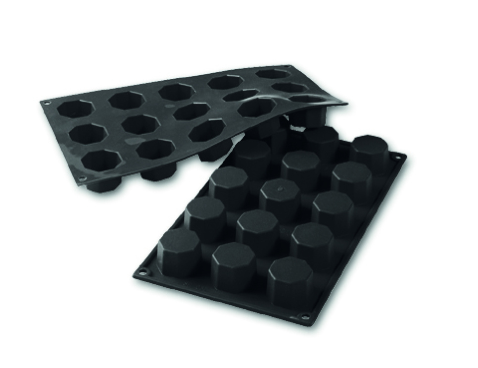 Silikone pralineform 15 Octagon i gruppen Bagning / Bageforme / Silikone forme hos The Kitchen Lab (1710-16623)