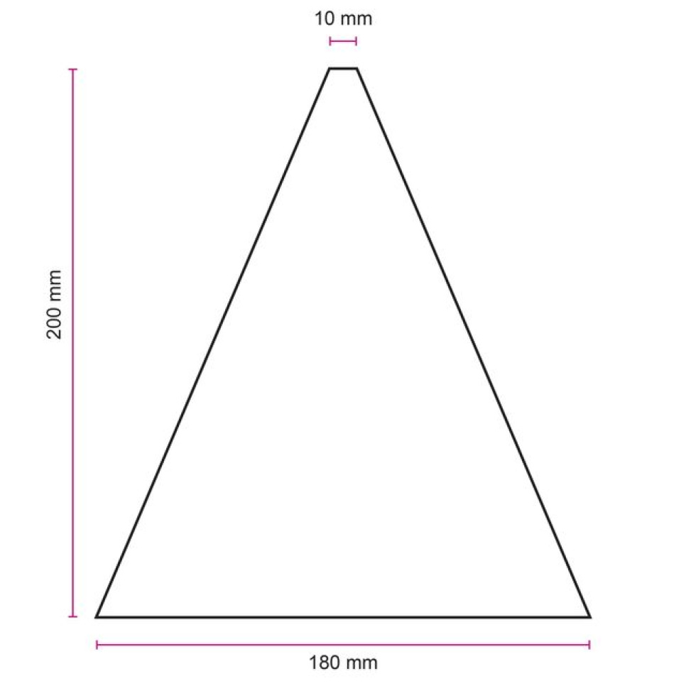 Croissant-udstikker, enkelt 180x200 - Martellato