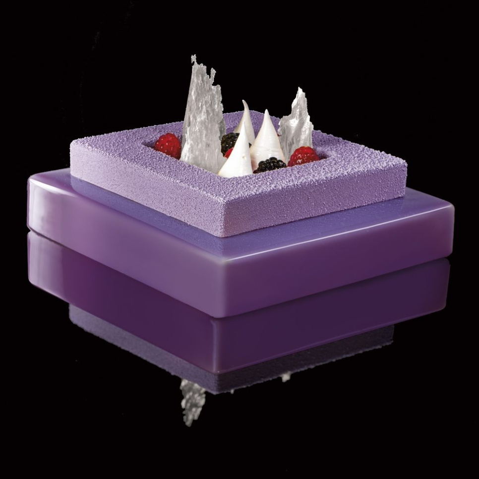 Firkantet kagering/stopring, sæt med afstandsstykker - Martellato