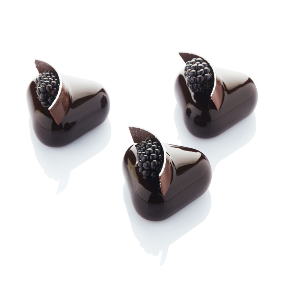 Silikoneform, sort, trekant, 30SIL507 - Martellato Silikoneform, sort, trekant, 30SIL507 - Martellato