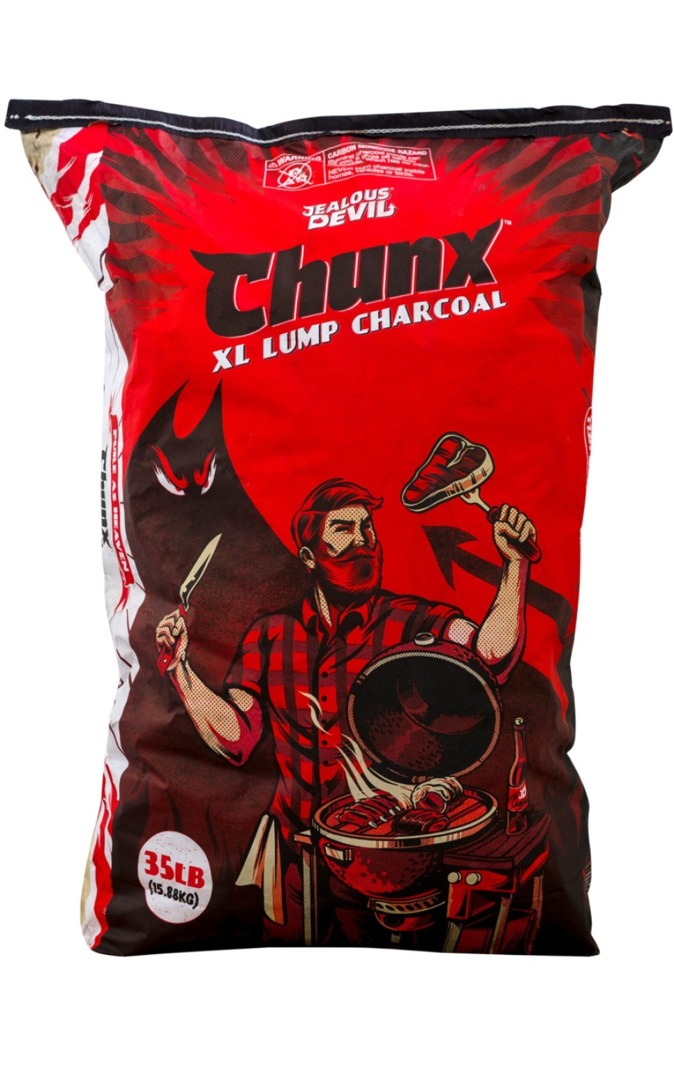 Grillkul, Chunx XL - Hardwood Lump Charcoal, 15,88 kg - Jealous Devil i gruppen Grill, komfurer & ovne / Grillkul og briketter hos The Kitchen Lab (1738-26837)