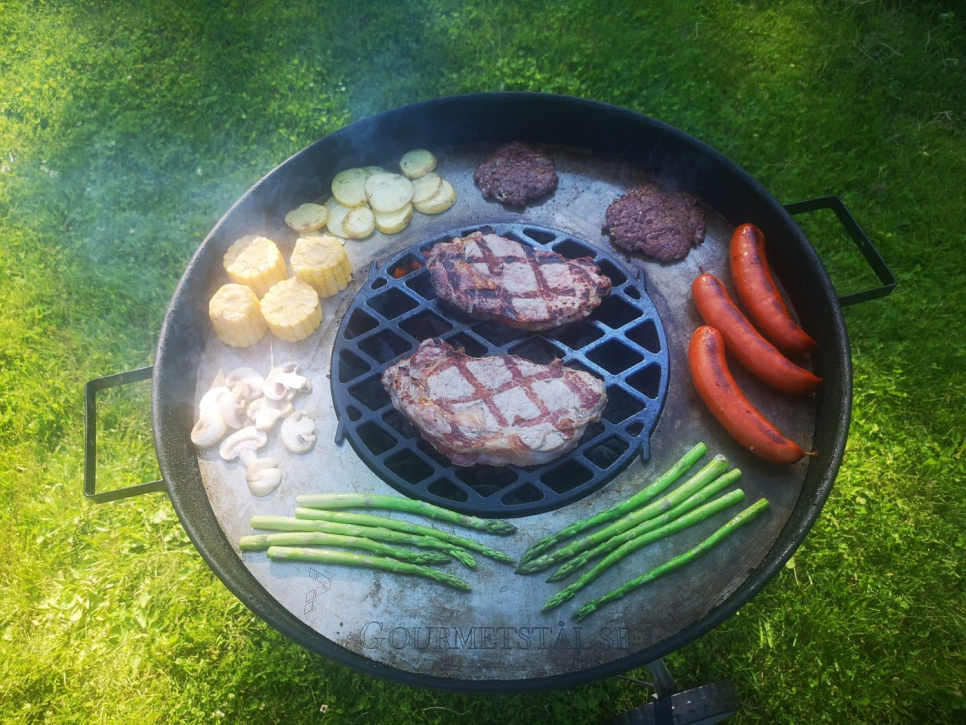 BBQ grillrist 30cm - Gourmet stål