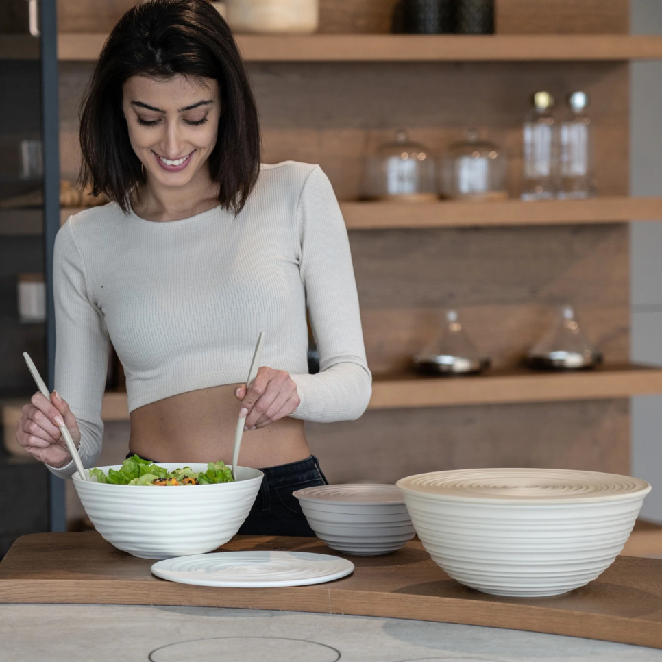 Serveringsskål med låg, XL, Tierra - Guzzini Serveringsskål med låg, XL, Tierra - Guzzini