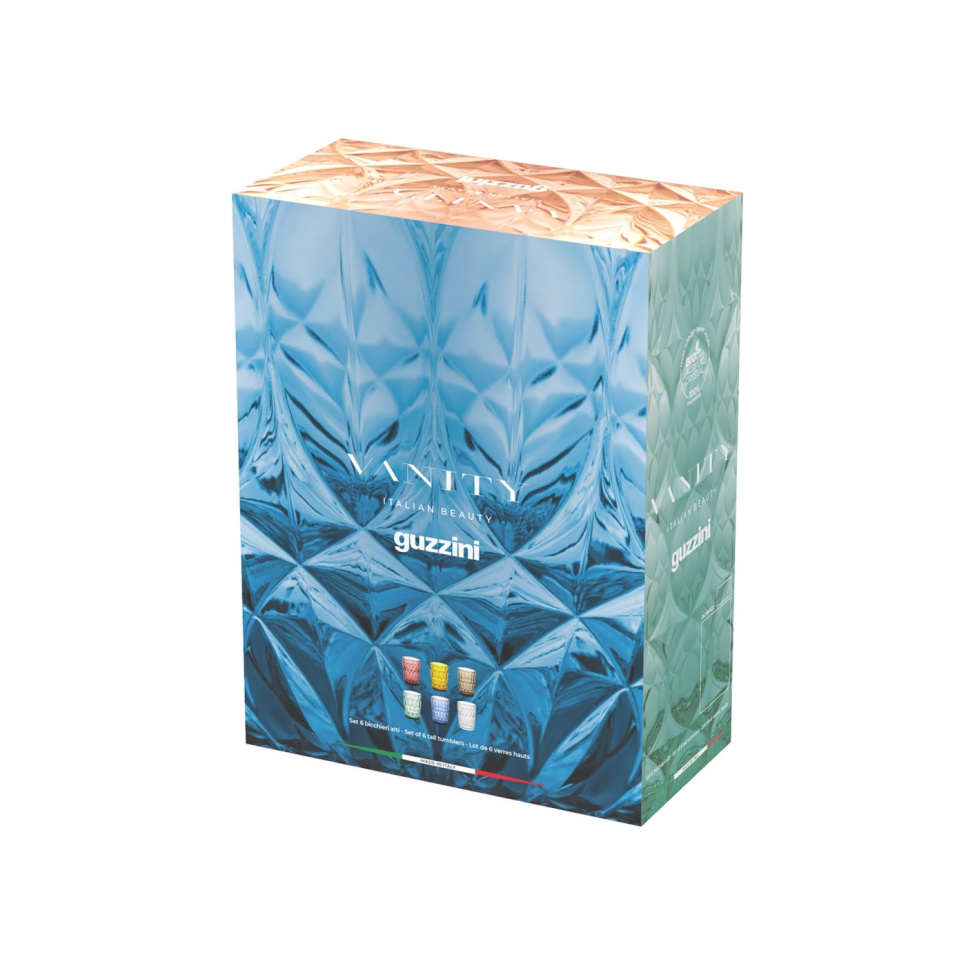 Drikkeglas i plast, 48 cl, Vanity, 6-pak - Guzzini