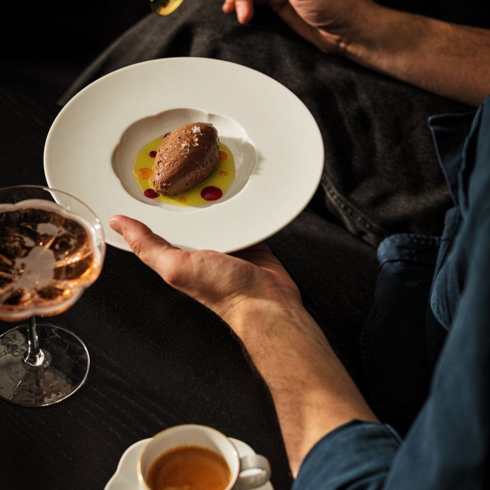 Dyb tallerken 22 cm, hvid, Sonetto Bianco - Rosenthal Dyb tallerken 22 cm, hvid, Sonetto Bianco - Rosenthal