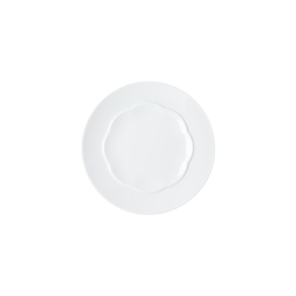 Tallerken 17 cm, hvid, Sonetto Bianco - Rosenthal i gruppen Borddækning / Tallerkener, Skåle og Fade / Desserttallerken hos The Kitchen Lab (1798-31238)