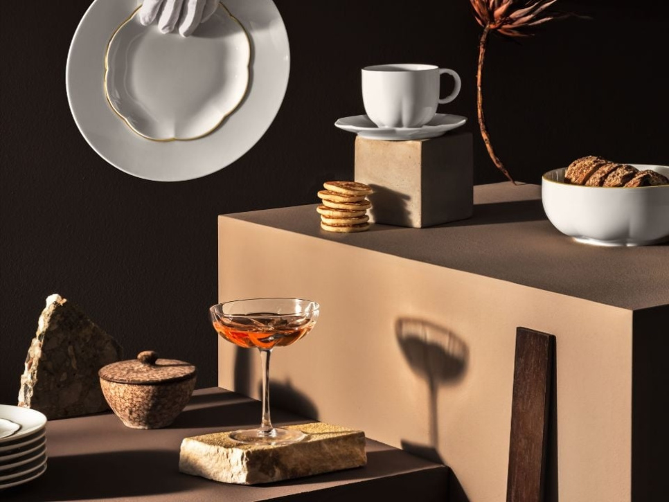 Kaffetallerken, hvid, Sonetto Bianco - Rosenthal Kaffetallerken, hvid, Sonetto Bianco - Rosenthal