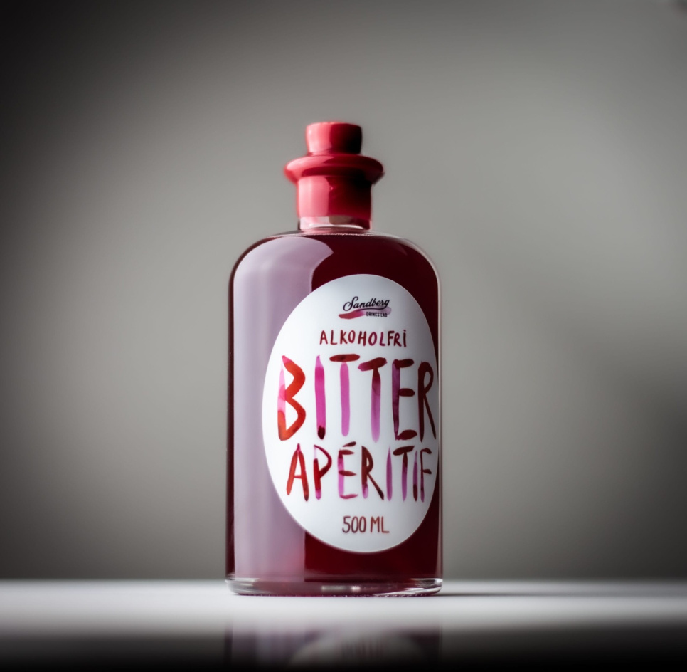 Bitter Apéritif 500 ml (alkoholfri) - Sandberg Drinks Lab