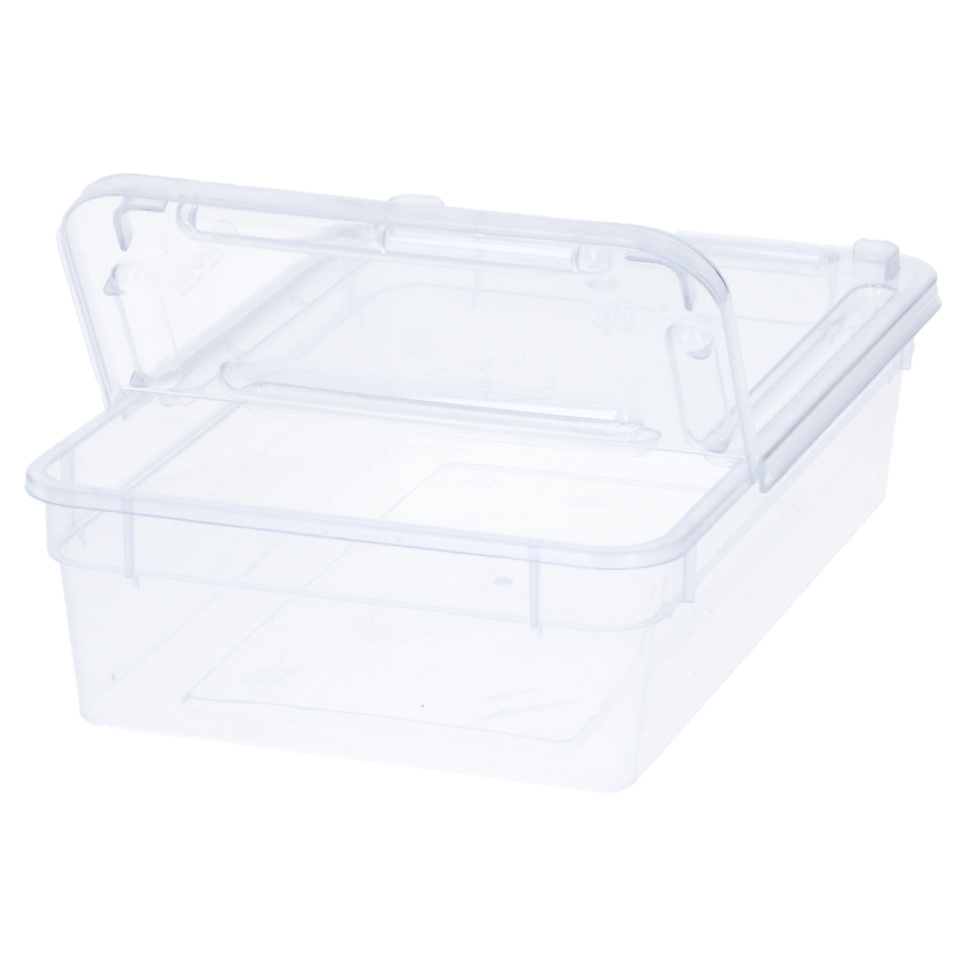 Plastic jar with flip lid - 0,8L i gruppen Madlavning / Køkkenredskaber / Mise en place hos The Kitchen Lab (1822-27911)