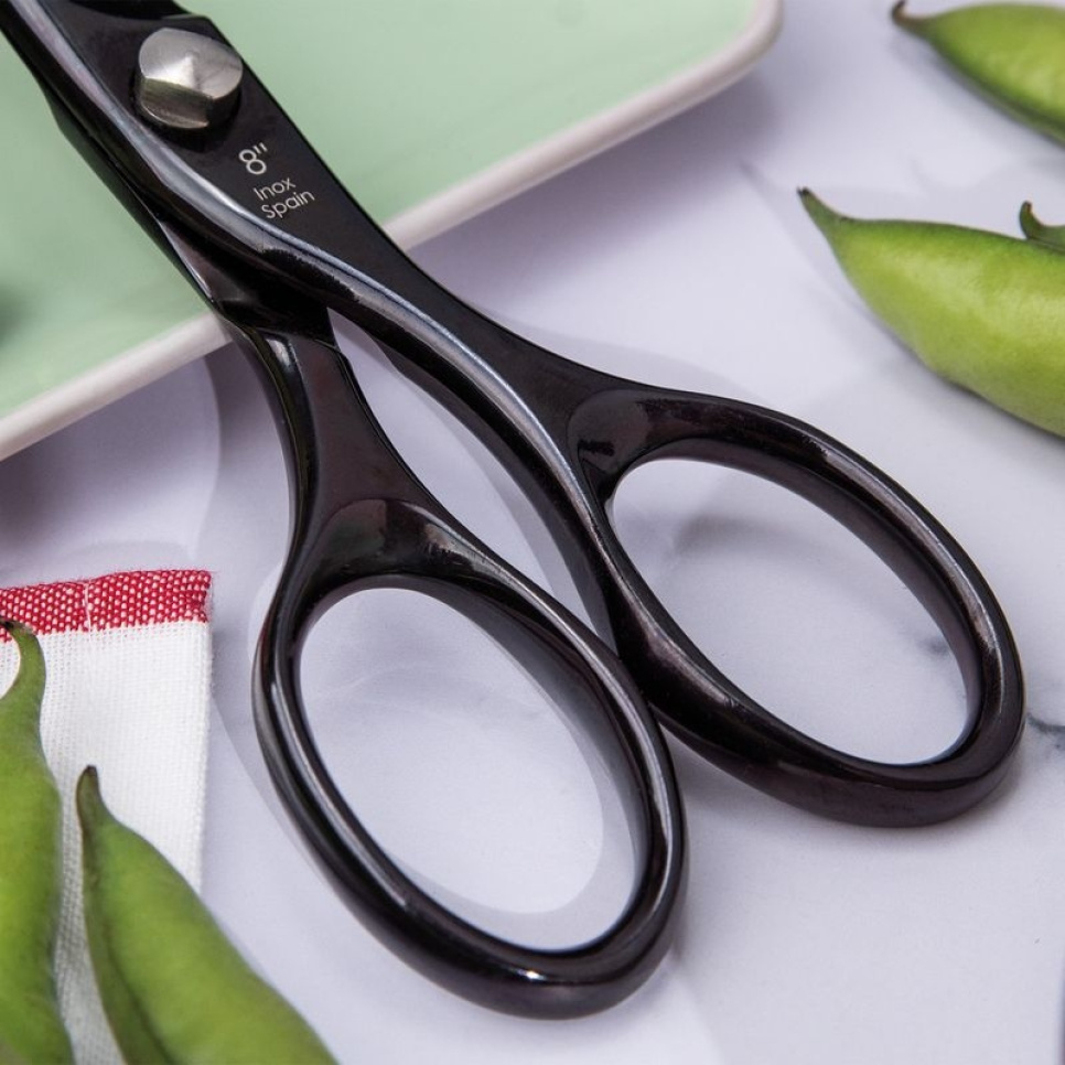 Køkkensaks 20 cm, Chef, sort - 3 Claveles