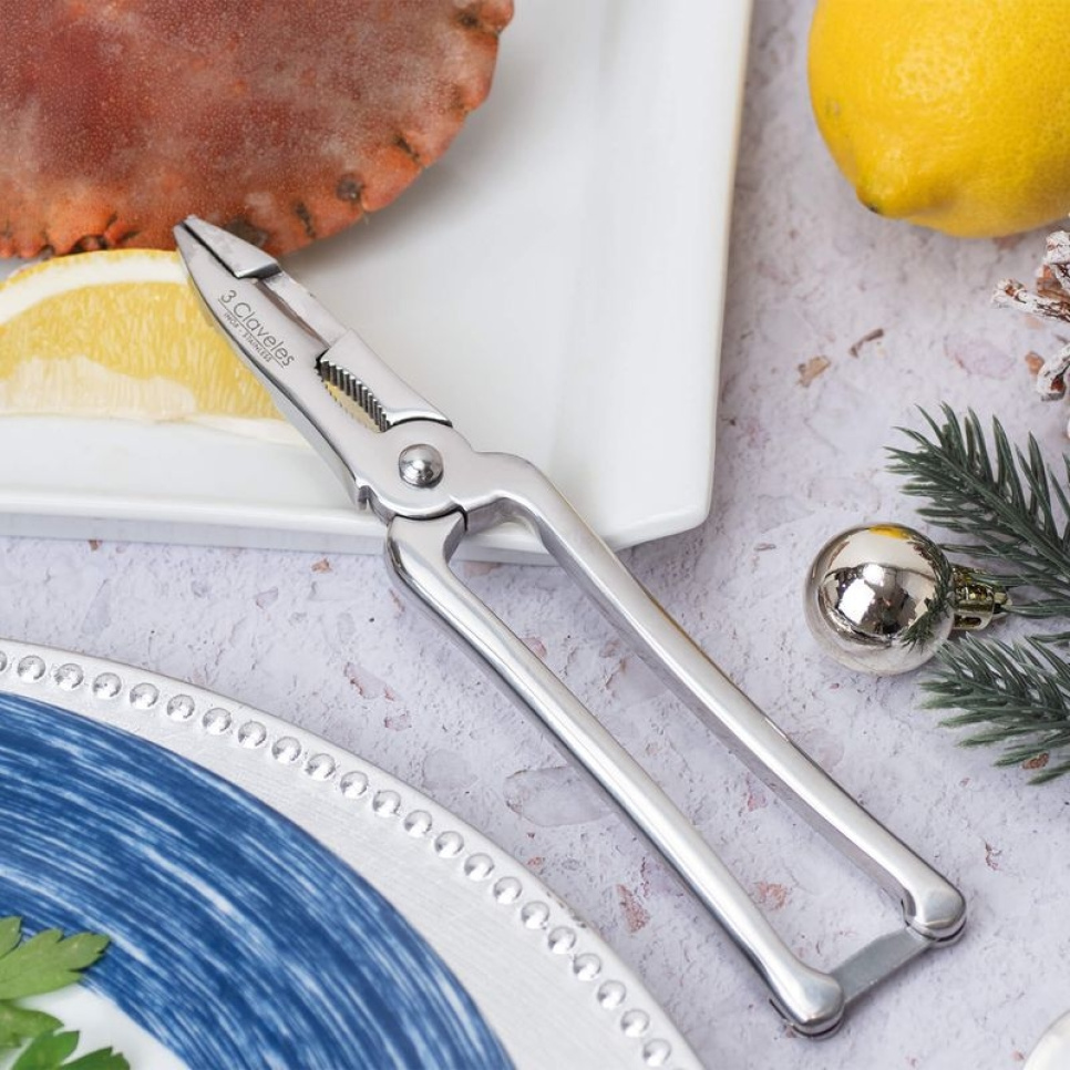 Skaldyrssaks med fjeder, 17 cm - 3 Claveles