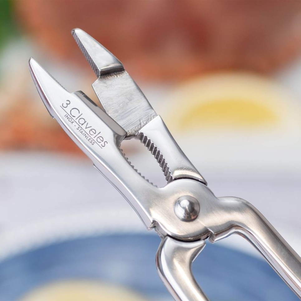 Skaldyrssaks med fjeder, 17 cm - 3 Claveles